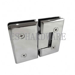 Heavy Duty Beeled 180 Degree Glass to Glass Shower Hinge