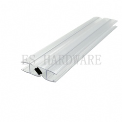 White Magnetic 180 Degree and 90 Degree Glass to Glass Seal